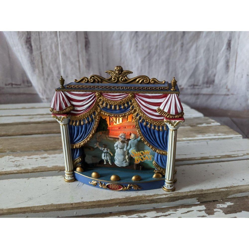 Carlton showboat 2000 ornament Xmas holiday tree